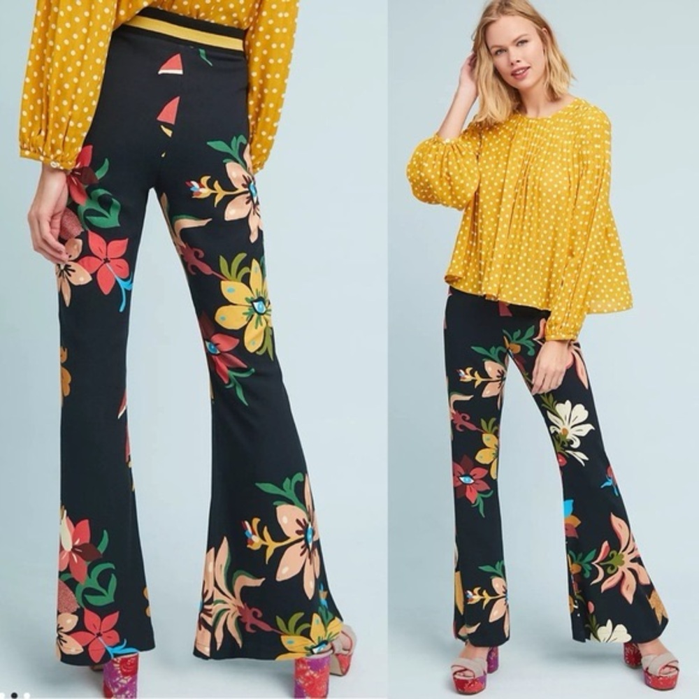 FARM RIO | ANTHRO Calla Flared Pants